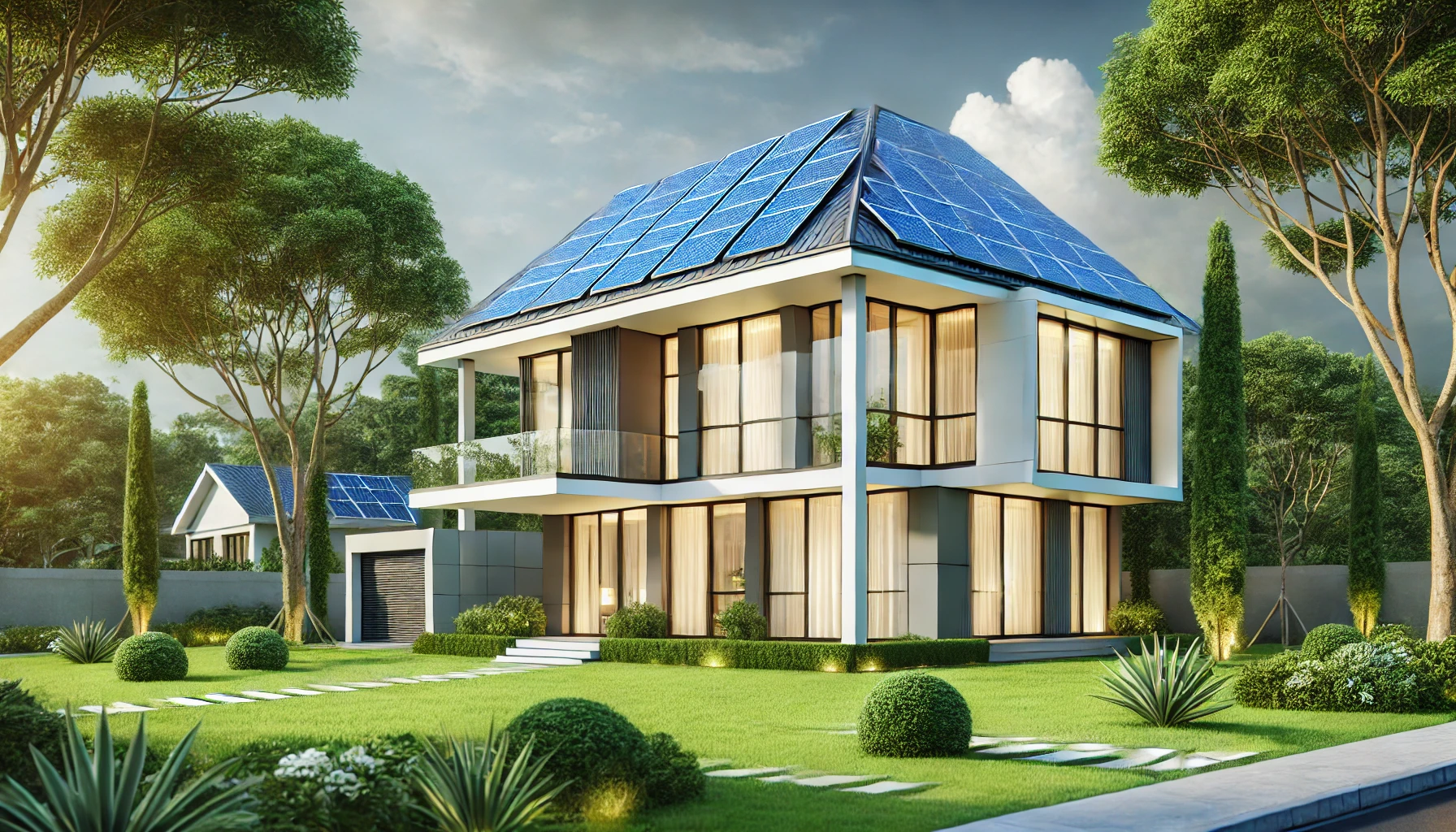 Desain Rumah dengan Pemanfaatan Energi Surya (2)